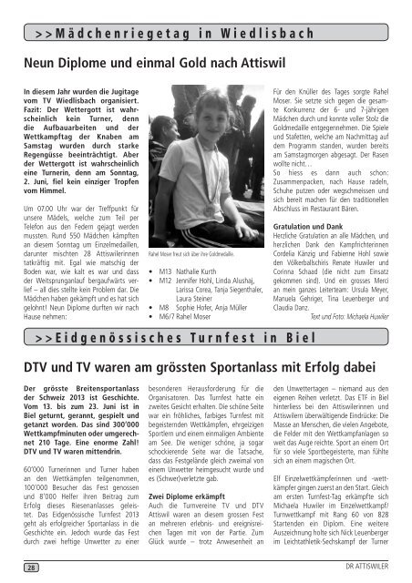 Ausgabe 3/2013 - Gemeinde Attiswil