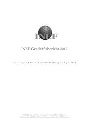 INEF-GeschÃ¤ftsbericht 2012 - an der UniversitÃ¤t Duisburg-Essen