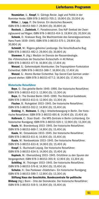 Gesamtverzeichnis Herbst 2013 - Ch. Links Verlag