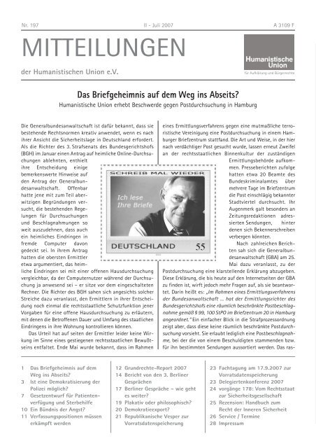 PDFAusgabe Humanistische Union