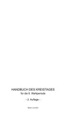 HANDBUCH DES KREISTAGES - 09