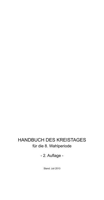 HANDBUCH DES KREISTAGES - 09