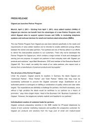 Press Release (PDF) - Gigaset