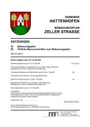 Satzung - Hattenhofen