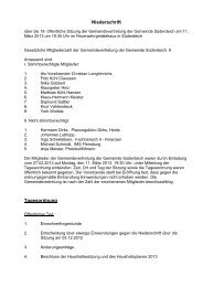 Sitzung vom 11.03.2013 - Amt BÃ¼sum-Wesselburen