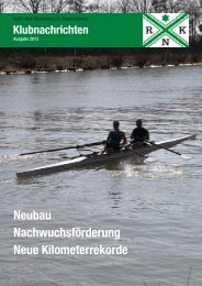 RKN Klubnachrichten 2013 - Ruder-Klub 