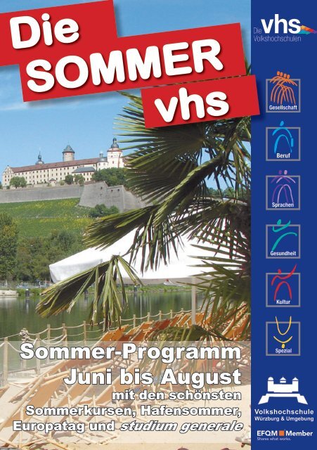 Die SOMMER vhs - VHS Würzburg