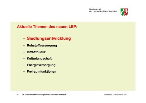 Vortrag Epping Inhalte LEP NRW - Bezirksregierung DÃ¼sseldorf