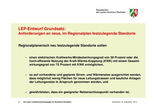 Vortrag Epping Inhalte LEP NRW - Bezirksregierung DÃ¼sseldorf