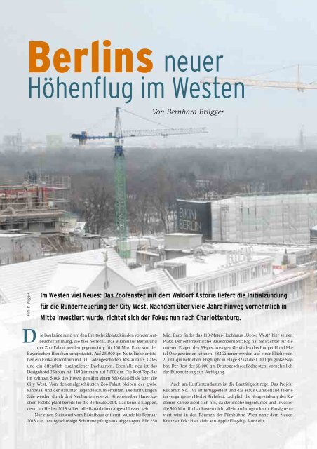 Berlins neuer Höhenflug im Westen - Convention-International