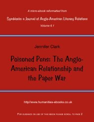 Poisoned Pens: The Anglo-American Relationship and the Paper War