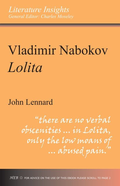 Lolita - Humanities-Ebooks