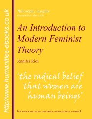 An Introduction to Modern Feminist Theory - Humanities-Ebooks