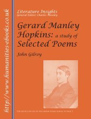 Gerard Manley Hopkins - Humanities-Ebooks