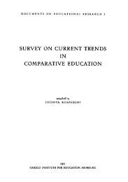 Survey on current trends in comparative education - unesdoc - Unesco