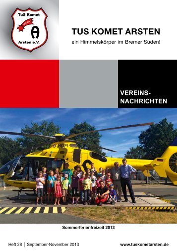 Heft Nr. 28 vom September 2013 - TuS Komet Arsten