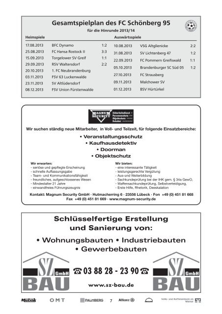 FC Schönberg 95 – 1. FC Neubrandenburg 04