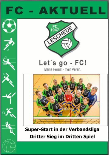 Super-Start in der Verbandsliga Dritter Sieg im ... - FC-47-Leschede