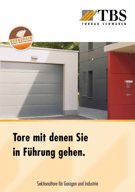 TBS Sectionaltore Standard - Torbau Schwaben GmbH