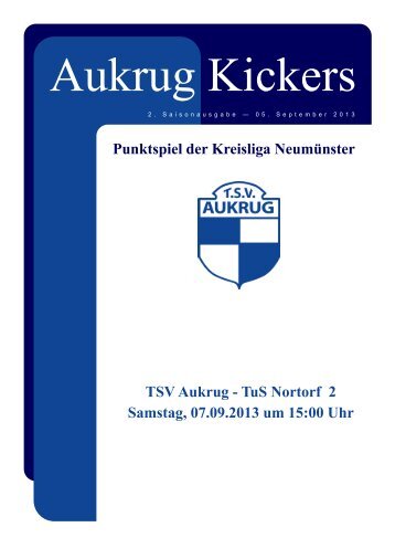 2. Ausgabe - TSV Aukrug