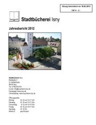 Stadtbücherei Isny - in Isny im Allgäu