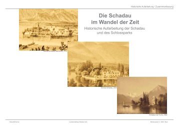 Die Schadau im Wandel der Zeit - Thun