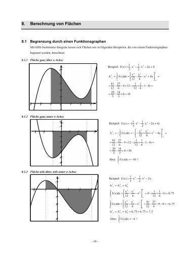 8 Flächenberechnung