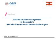 Staatsschuldenmanagement in Österreich - und Wirtschaftsmuseum