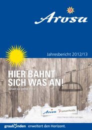 Jahresbericht 2012/13 - Arosa