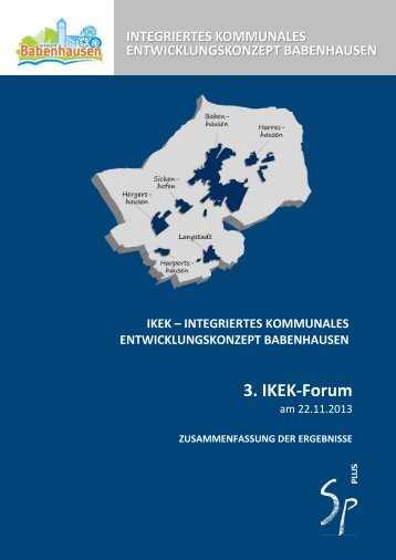 3. IKEK-Forum 22.11.2013 - Zusammenfassung der Ergebnisse ...