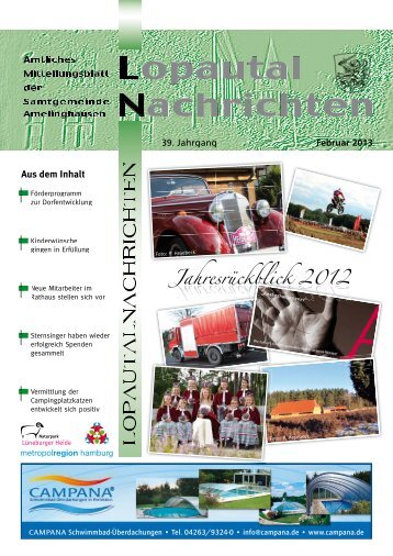 Lopautal Nachrichten 02/2013 - Amelinghausen