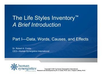 life style inventory Lsi, or life styles inventory, is a wonderful tool when used appropriately in myexperience conducting hundreds of lsi's over the years, the outcome is determined largely by how you set up the process. life style inventory Lsi, or life styles inventory, is a wonderful tool when used appropriately in myexperience conducting hundreds of lsi's over the years, the outcome is determined largely by how you set up the process.