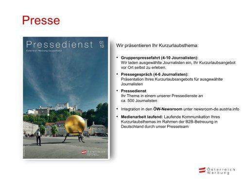 Kurz mal Österreich. 2014 - Österreich Werbung
