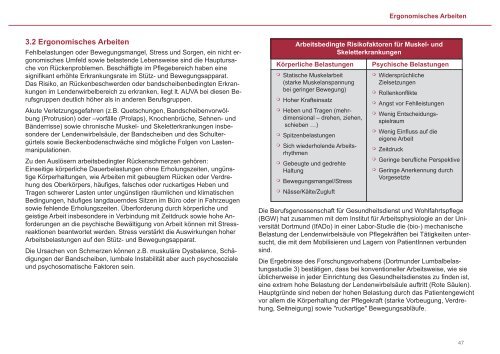 Mobile Pflege und Betreuung - Arbeitsinspektion