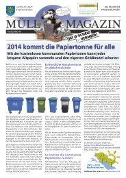 Altpapier-Entsorgung ab 2014 - Landkreis Bodenseekreis