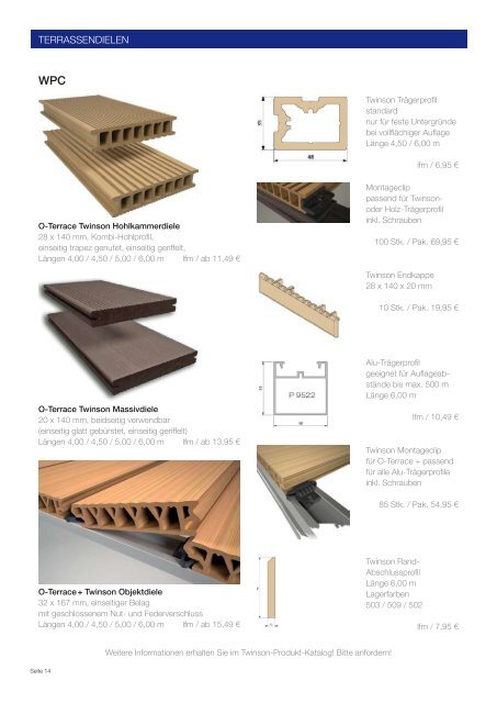 SortimentSKatalog garten 2013 - Boelscher - Baustoffe