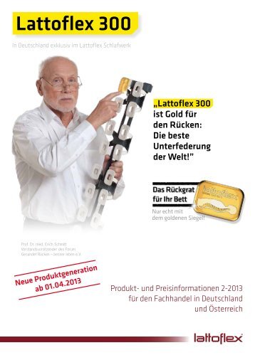 Lattoflex 300 Preisliste. - Schano GmbH