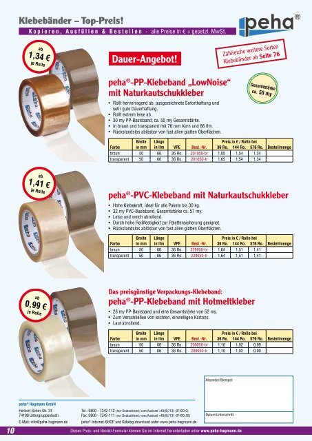 Katalog herunterladen - peha-Hagmann