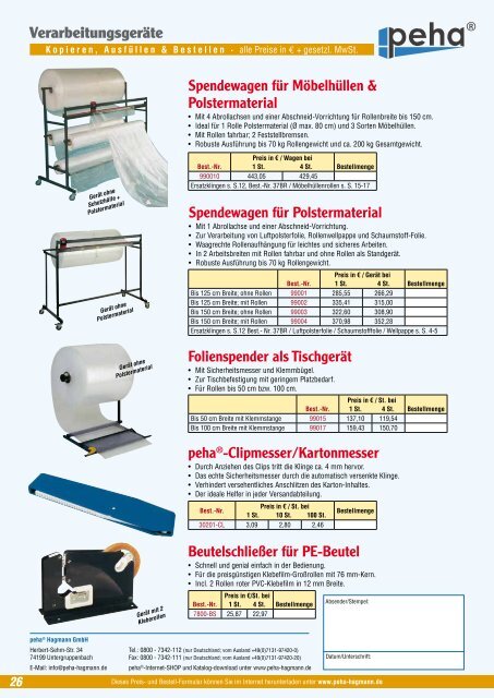 Katalog herunterladen - peha-Hagmann