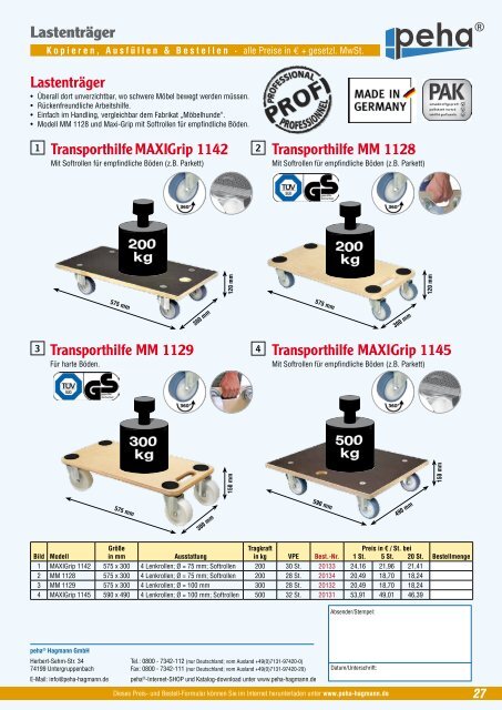 Katalog herunterladen - peha-Hagmann