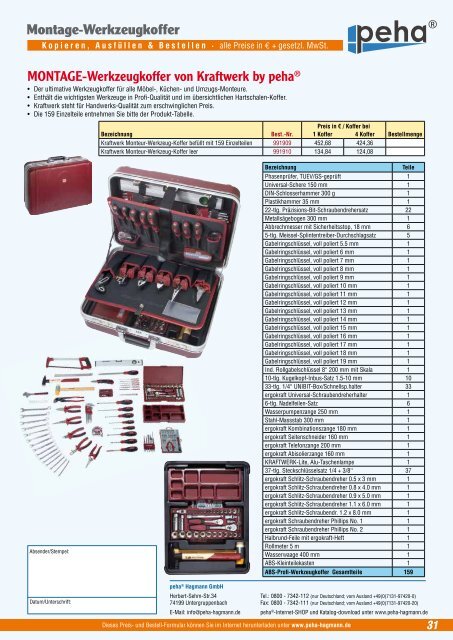 Katalog herunterladen - peha-Hagmann