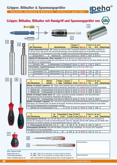 Katalog herunterladen - peha-Hagmann