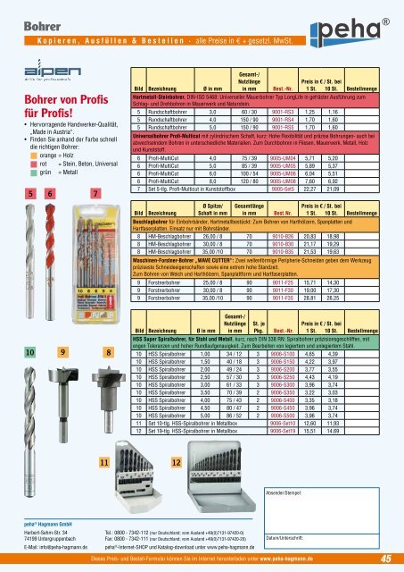 Katalog herunterladen - peha-Hagmann