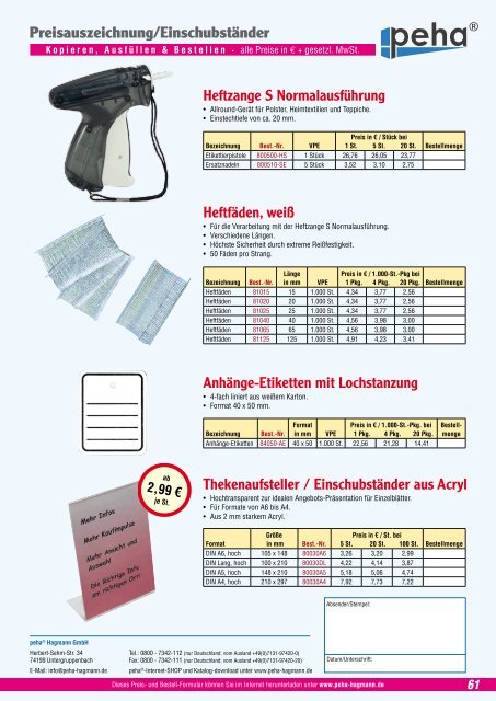 Katalog herunterladen - peha-Hagmann