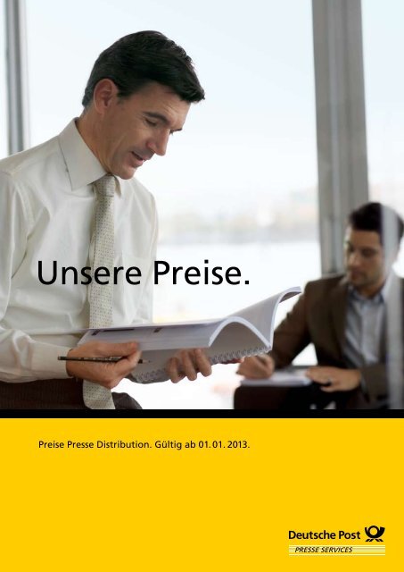 Preise Presse Distribution - Deutsche Post