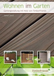 Gartengestaltung mit Holz von TimberFriends - PDF (5,4 MB)
