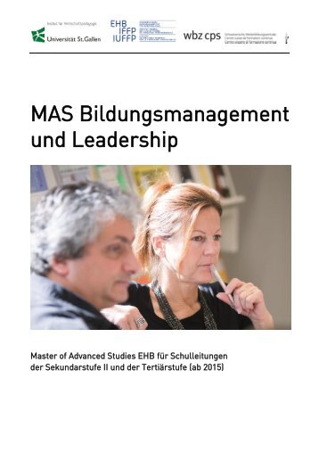 MAS Bildungsmanagement und Leadership - EHB