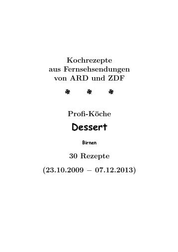 Dessert - hhollatz.de