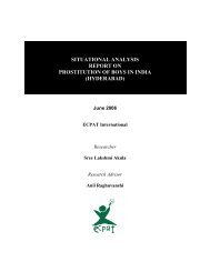 situational analysis report on prostitution of boys in india (hyderabad)