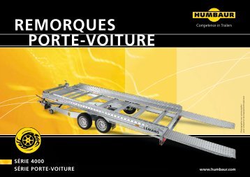 Remorques porte-voiture - Humbaur